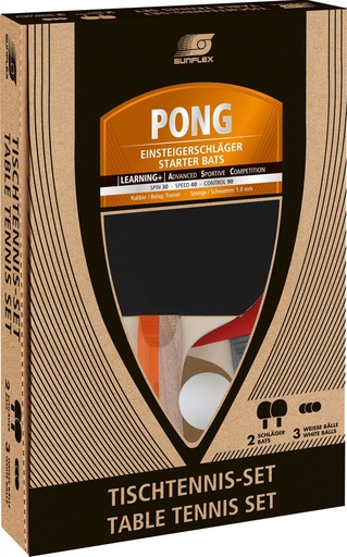 SUNFLEX -  table tennis -PONG SET
